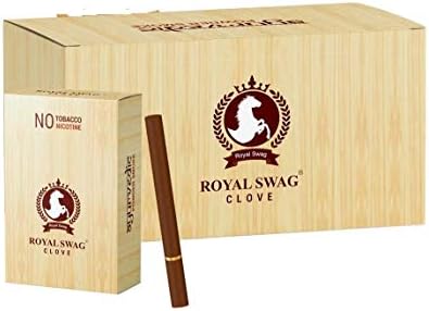 Цигари од цигари од кралски метеж Ајурведиќ и растителни цигари, без цигари без тутун, помагаат во пушењето -