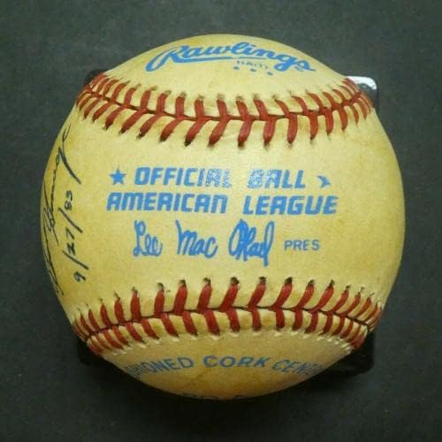 Рич Госаж Потпишан Игра Бејзбол 1983-Автограм Бејзбол
