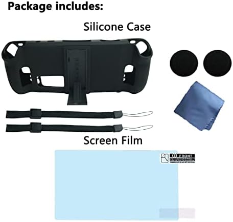 Кутија за силиконски покритие со прилагодлива држач за држач за палуба, заштитен ракав на кожата со прилагодливо јаже за додатоци за заштитник