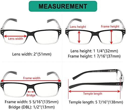 Очила Заштедете 10% На Комплет 5 Пакети Класични Очила За Читање и 5 Пакети Гроздобер Читатели Црно-јасно +1.50