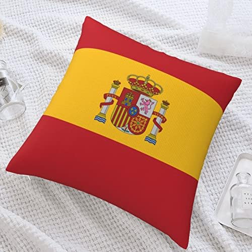 Кадеу Шпанија Знаме Перница Вметнува 18х18 Инчи Фрли Перници Вметнете Квадратни Фрли Перница Покритие