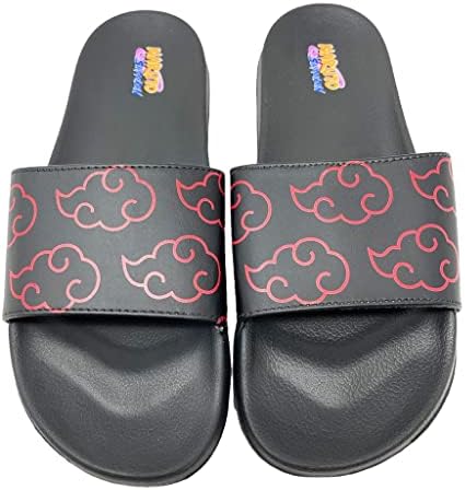 Официјално лиценциран сандали за возрасни Наруто Шипуден - лого на црвен облак