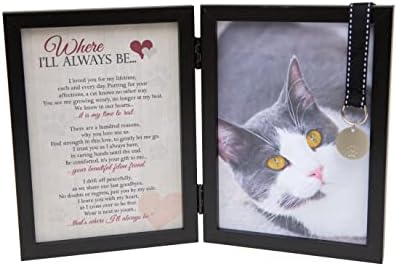 Каде Што Секогаш Ќе Бидам Мачка Меморијална Фото Рамка-Внимателен Миленичиња Меморијален Подарок