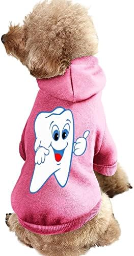 Заби стоматолог за стоматолози, меки топло кучиња џемпер печатена шема миленичиња миленичиња костуми со капи со капи со капи со капи со капи