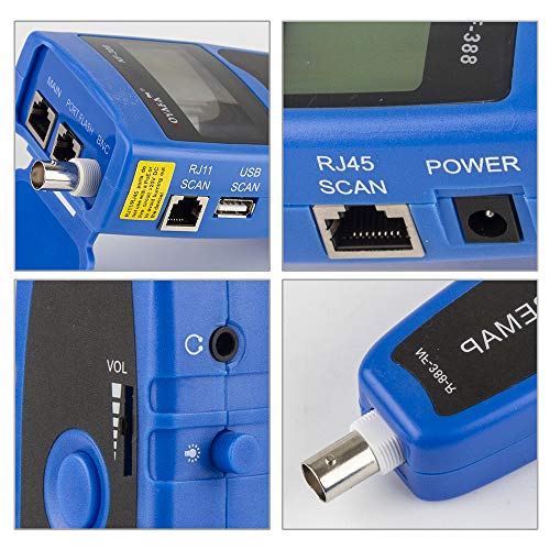Noyafa NF-388-B повеќенаменски мрежен кабелски тестер Tracker Tracker Test Ethernet