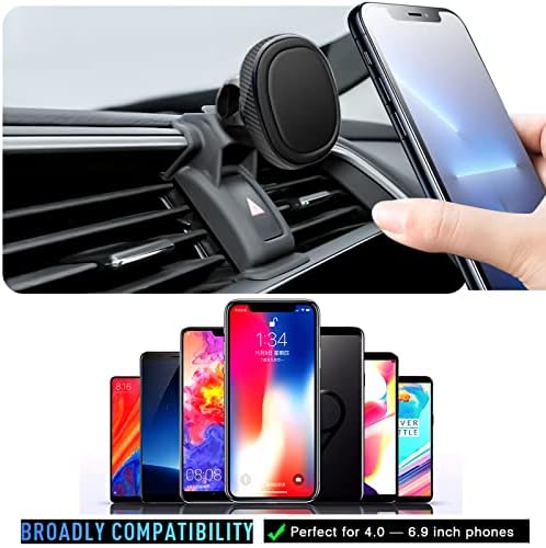 Држач на телефон со телефон на автомобили Mengfly, монтирање на штанд за телефони со воздушен вентил, за Honda Civic 2021 2020 2019 2018 2017