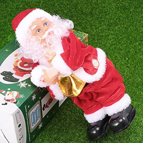 Галпада Божиќни украси 5 компјутери Дедо Мраз музичка играчка креативна танцување кукла играчка Божиќна декор без батерија