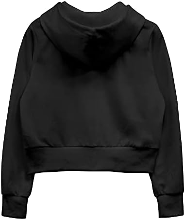 Majociationенски Majeclo Women's Crepped Zip up Hoodie hoodie со долги ракави јакна за џемпери