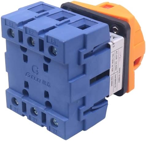 Agounod Switch GLD11-100A/04 Прекинувач за оптоварување со 2-брзински прекин на напојување со 3-пол-фаза на електрична конверзија ротирачки прекинувач