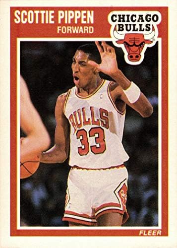 1989-90 Флеер 23 Скоти Пипен кошаркарска картичка Чикаго Булс