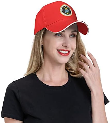Соединетите држави вселенски сили USSF возрасни бејзбол капа на жени, тато капа, прилагодливи капачиња за камиони за мажи