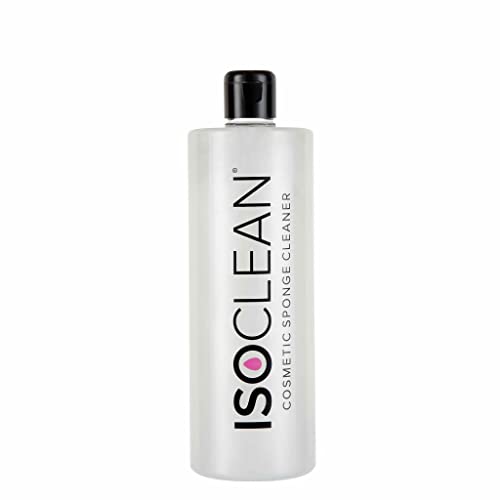 Чистач за сунѓер за шминка Isoclean - 525ml - веган, без суровост, хигиенски, лесен за употреба и долготрајно, професионално козметичко
