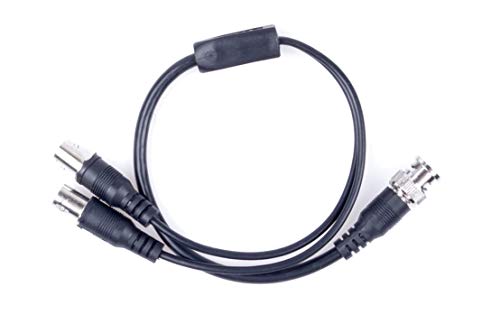 DWZ BNC Три-насочен конектор за конектор BNC/Q9 Втора линија BNC 1 MALE и 2 FEMAIL кабелски конектор Q9 видео-мониторинг линија