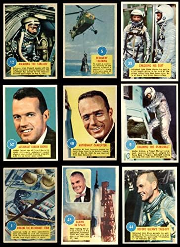 1963 година Астронаути Топс 3Д скоро комплетен сет НМ