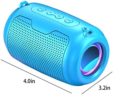 Moresec Bluetooth звучници, нови интелигентни гласовни Bluetooth аудио преносни субвуфери, безжичен Bluetooth звучник HIFI Stereo