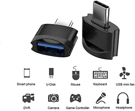 USB-C женски до машки адаптер компатибилен со вашиот Microsoft Lumia 950 Dual SIM OTG со тастатура Type-C за тастатура за проширување на уреди,
