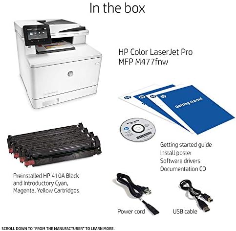 HP Laserjet Pro M477FNW мултифункционален ласерски печатач во боја