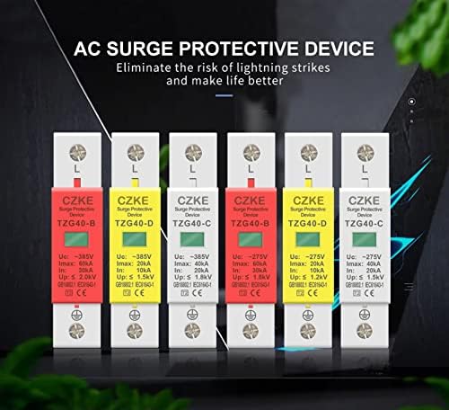 Ezzon AC SPD 1P 40KA House Surge Protector Заштита за заштита на низок напон на уредот 275V 385V