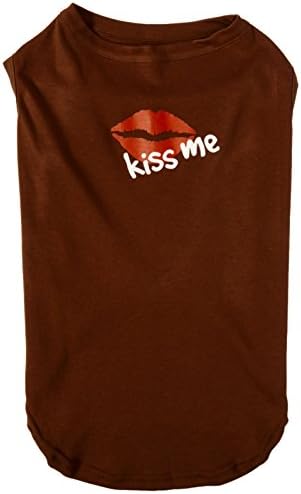 Производи за миленичиња Мираж 20-инчен бакнеж ме јас сум ирска кошула за печатење на екран за миленичиња, 3x-голем, кафеав