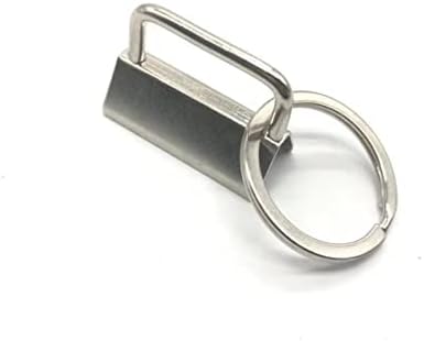 Sewacc клуч за рачен зглоб 50pcs ткаенина mm прстени комплет за клучеви со лента со ленти со ленти со рачни рачки со рачен ланчен ланец, хардвер