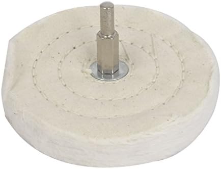 АКСИТ ротационен алатка абразивни тркала и дискови накит за чистење чистење на моп 10см бела крпа тркала за полирање на тркала за полирање