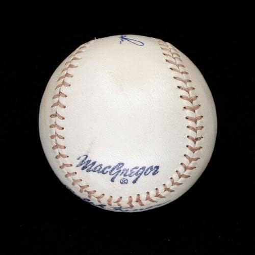 Гроздобер 1956 Тед Клузевски Сингл Потпишан Автограм Бејзбол ЈСА ЛОА ББ11979 - Автограм Бејзбол