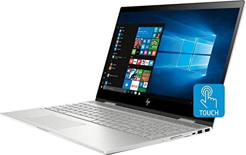 HP Envy X360 2-In-1 2019 Премиум 15,6 FHD лаптоп компјутер на допир на допир, 4-јадрен Intel Core i7-8550U 1.8GHz, 16 GB RAM, 1TB SSD, тастатура