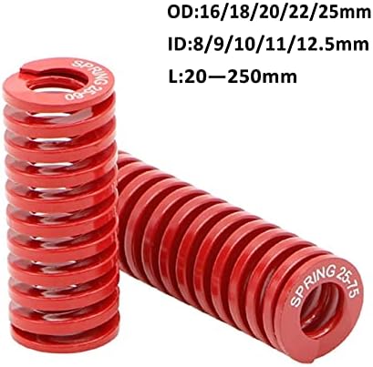 Nabubv liujia-компресија извори 1 pcs црвен среден печат компресија пролетно спирално печат на умре, пролетен спирален OD 16-22mm ID 8-12.5