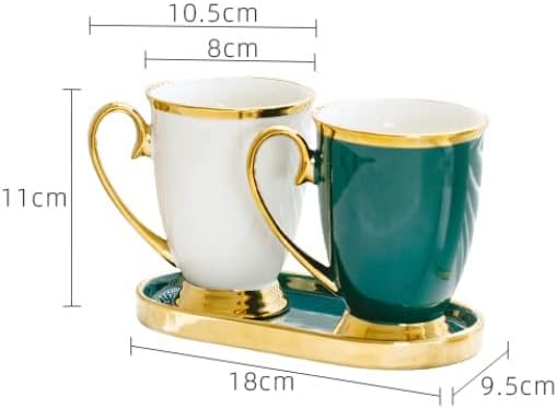 MJWDP чаша за миење садови за миење садови, поставена двојка за четкање чаша стоматолошка чаша домаќинство керамичка четка за заби