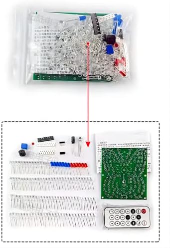 WWZMDIB-DIY комплет за учење Воведен електронски компоненти комплет за роденденски подарок Десктоп украси