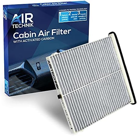AirTechnik CF11811 Filter Cabin Air W/активиран јаглерод | Одговара на Mazda 3 2014-2018, Mazda 6 2014-2021, CX-5 2014-2023-KD45-61-J6X