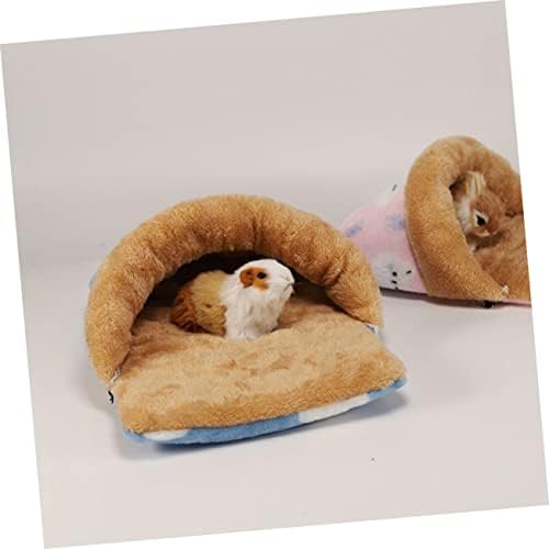 Bcoate свињи памучно гвинеја свиња гнездо зимска вреќа за спиење хамак торбички за спиење играчки хрчак цртан филм хрчак кревет хрчак скривници