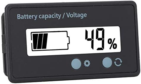 Батерија Монитор, Батерија Тестер Капацитет На Батеријата Тестер Статус На Батеријата Индикатор со Прекинувач за 12 84V