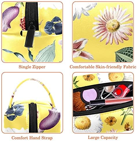 Козметички Кеси Патуваат Козметички Кеси, Мултифункционални Холографски Преносни Торби За Шминка Поставени Цветни Позадини