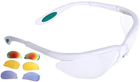 Python RG Multi Lense Racquetball Eye Заштита на очите w/бесплатно куќиште - црно или бело