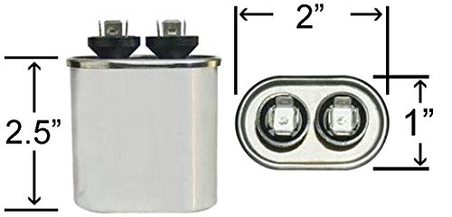 Климак овален кондензатор-одговара на Yorkујорк 024-25900-000 S1-02425900000 | 15 UF MFD 370/440 Volt Vac