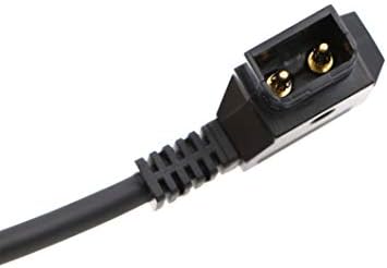 Aconnect D-Tap машки до 4-порта D-Tap Femaleенски калем за разделување на кабел за батерија со V-Mount со копче за прекинувач/USB порт/8V