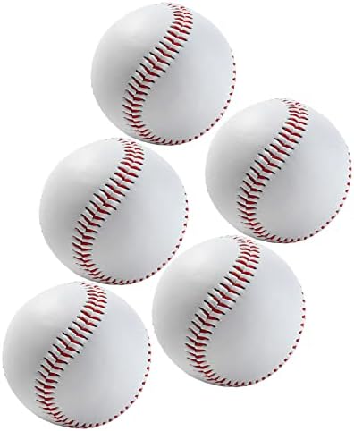 Бејзбол Вајлфионк 2,8-инчен Напорен Тренинг Топка, Бејзбол Игра Младинска Пракса Кожен Бејзбол, за Лига, Вежбање, Фрлање Непотпишани