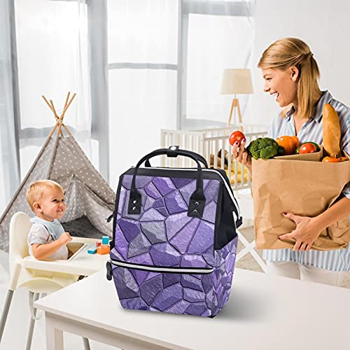 Виолетова Ѕид Пелена Торба Торби Мумија Ранец Голем Капацитет Пелена Торба Нега Патна Торба За Нега На Бебиња