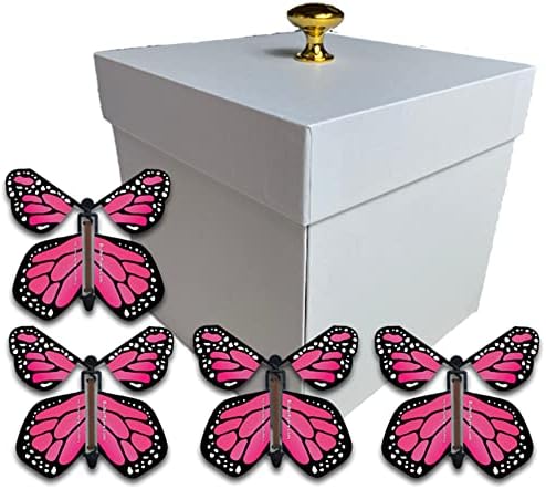 ПЕПЕРУТКИ! Бела Експлодирачка Кутија За Пеперутки Со Пол Откриваат Летечки Пеперутки