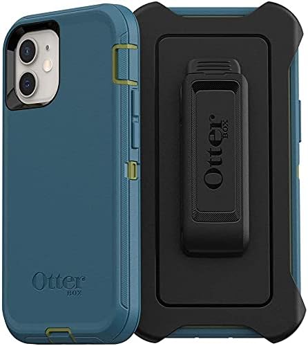 OtterBox БРАНИТЕЛ Серија Случај &засилувач; Футрола за iPhone 12 Мини-Црна