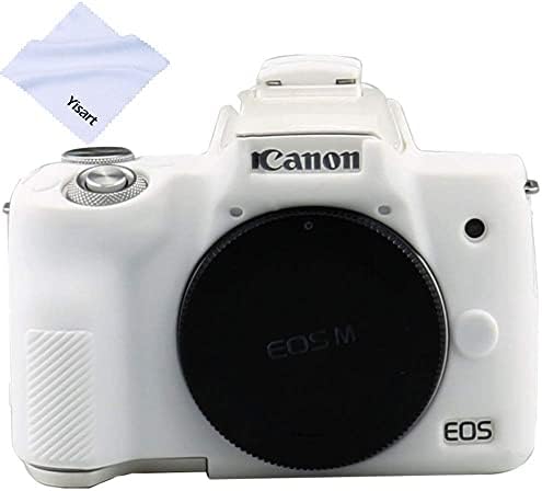 Случај Yisau За Canon EOS M50/EOS M50 марк II, Заштитен Капак За Домување Со Мека Силиконска Кожа Компатибилен Со Canon EOS Бакнеж