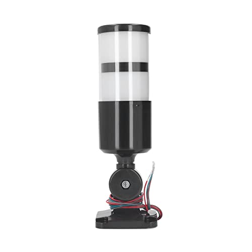 Берм Индустриско предупредување светло за преклопување 2 бои предводена кула сигнал ламба со сигнал 12‑24VDC Активиран звучник за движење