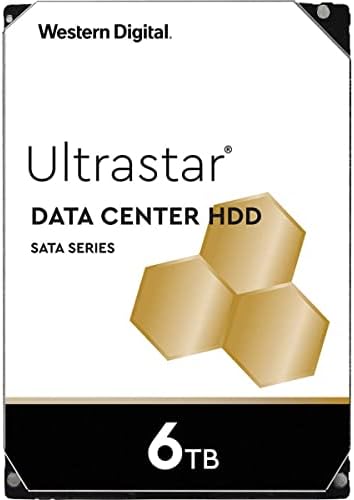 WD Ultrastar 6TB SATA III 3.5 Внатрешен центар за податоци HDD, 7200 вртежи во минута