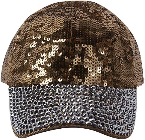 Шик глава за женски секвенци мода за бејзбол капа/целосна каменувана сметка