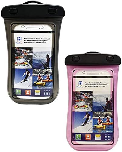 Комплет Од 16 Универзални Водоотпорни Торбички За Телефони-Избрани Бои-Суви Кеси за iPhone, Galaxy, Android, iOS Паметни Телефони-Мерки