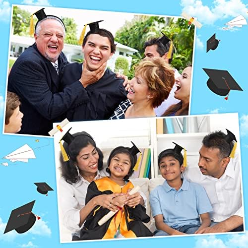 Шапка За дипломирање Лента За Глава 4 Парчиња Миниandенска Капа Лента За Глава за 2022 Година Украси За Дипломирање
