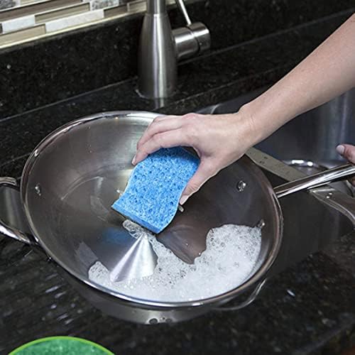 Bestonzon Cleaning Sponges 12 парчиња кујна чистење чистење сунѓер чинија сунѓер миење сунѓер сунѓер за чистење на чистење на домаќинства сунѓери