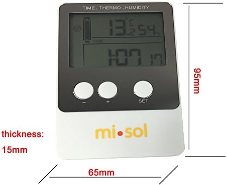 MISOL 1 компјутери на дневник на податоци за влажност на температурата, USB Datalogger Thermometer Thermometer евиденција
