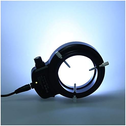 Колесо 144 LED Miniscope Прстен Светлина Прстен Светлина 0- Прилагодливи Светилка За Miniscope Прстен Светло-Црна